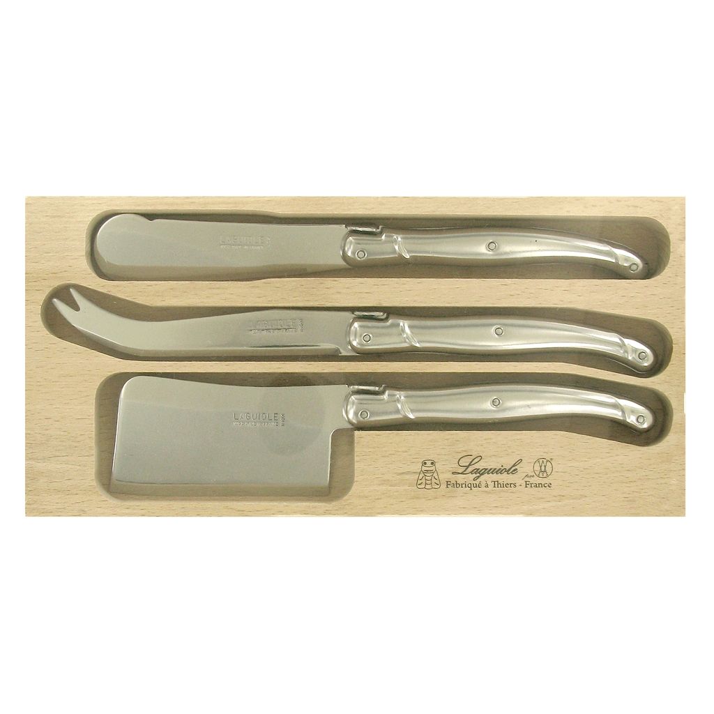 Coffret fromage 3 couteaux Laguiole - Visuel 1